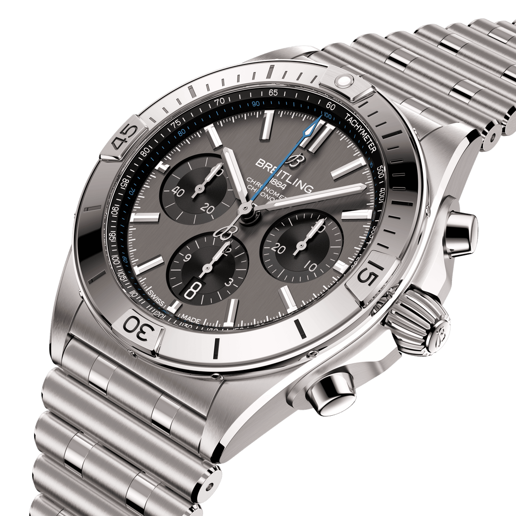 BRT Chronomat B01 42 Watch with Titanium Rouleaux Bracelet