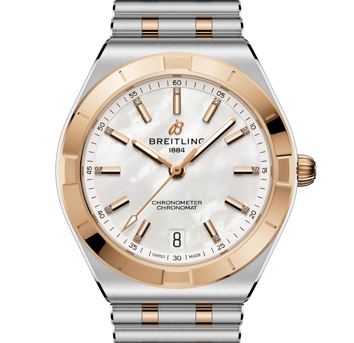 BRT Chronomat Automatic 36 Watch with Mixed Metals Bracelet