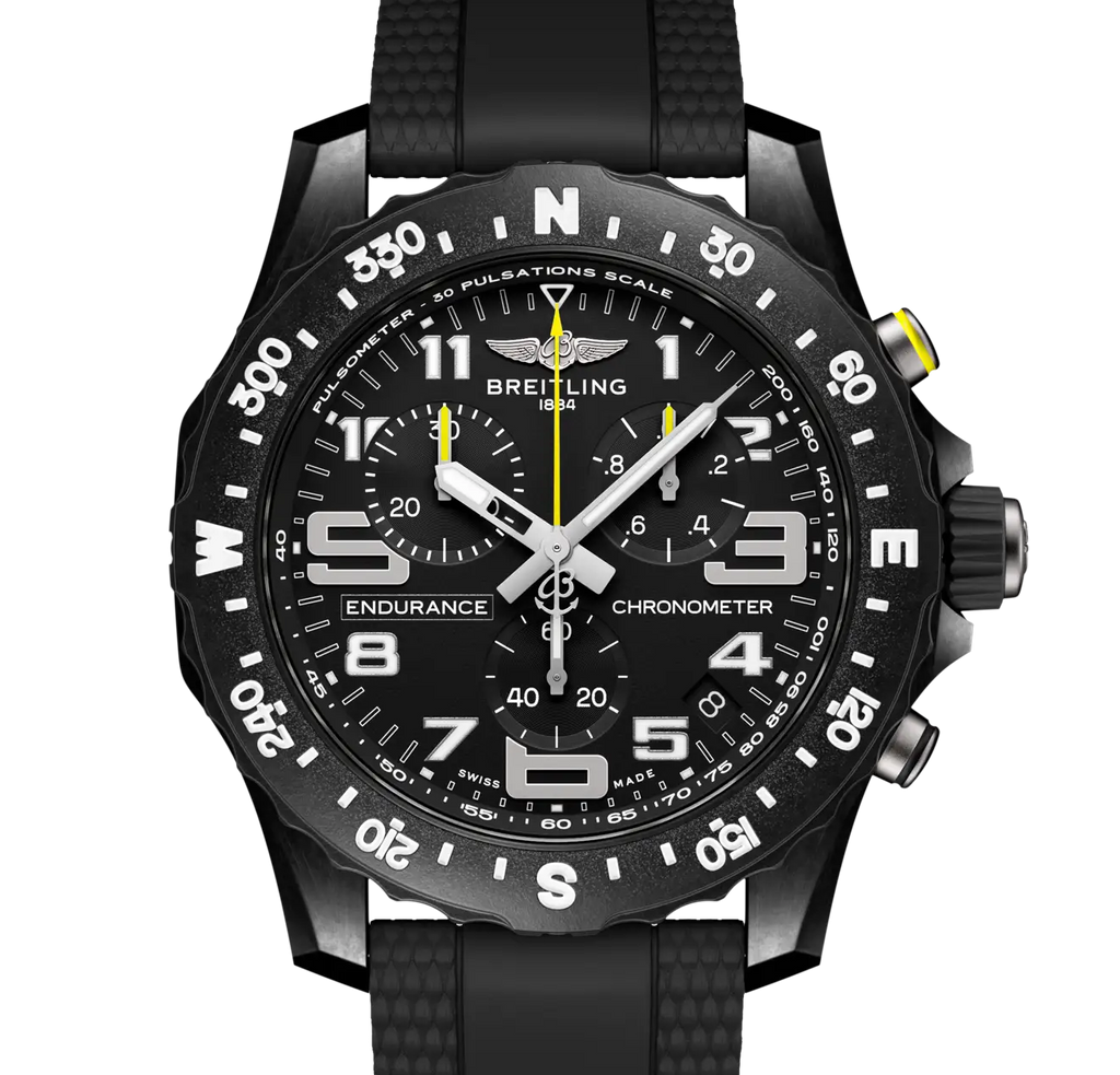 BRT Endurance Pro 44 Watch with Black Rubber Strap