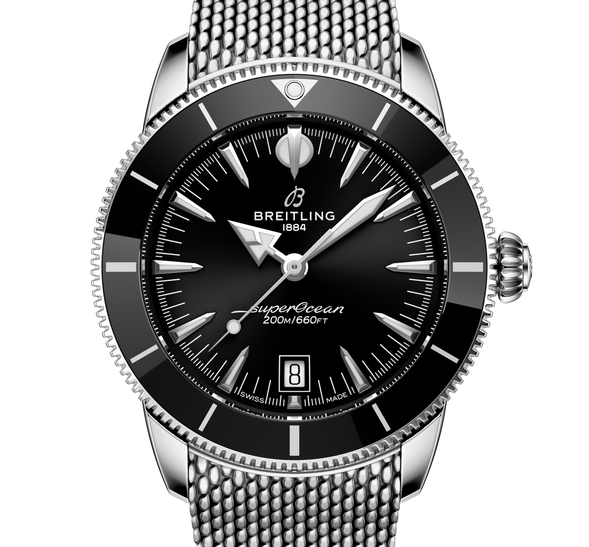 BRT Superocean Heritage B31 Automatic 42 Watch with Black Dial