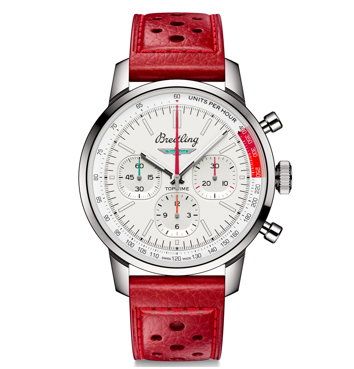 BRT Top Time B01 Ford Thunderbird 41mm Watch with White Dial